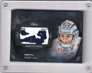 Will Roman OFS 2020-21 Game Used Material-stick x/55 č.GUM-RWI