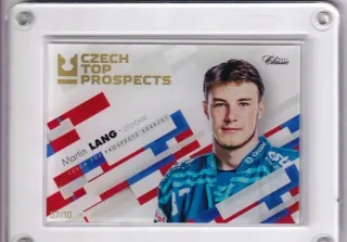 Lang Martin OFS 2020-21 Czech Top Prospects Plexiglass /10 č.CTP-19