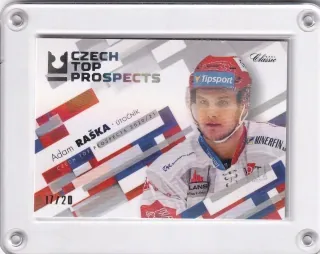 Raška Adam OFS 2020-21 Czech Top Prospects Neon Rainbow /20 č.CTP-20