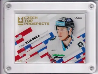 Klikorka Karel OFS 2020-21 Czech Top Prospects Plexiglass /10 č.CTP-8