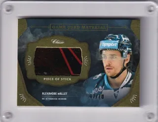 Mallet Alexandre OFS 2020-21 Game Used - Stick /70 č.GUM-AMA