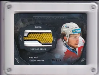 Kusý Denis OFS 2020-21 Game Used Material-stick x/66 č.GUM-DKU