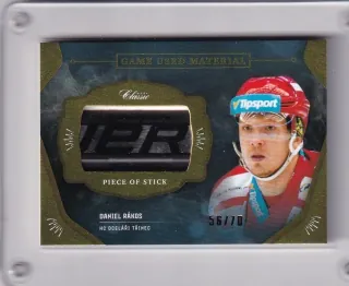 Rákos Daniel OFS 2020-21 Game Used - Stick /70 č.GUM-DRK