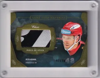 Koukal Petr OFS 2020-21 Game Used - Stick /70 č.GUM-PKO