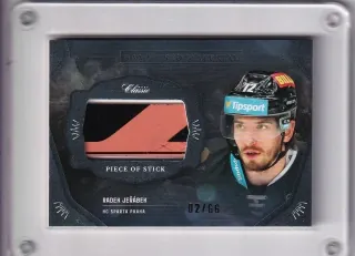Jeřábek Radek OFS 2020-21 Game Used Material-stick x/66 č.GUM-RJA