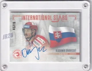 Dravecký Vladimír OFS 2020-21 International Stars Signature /15 č.IS-VDR