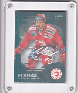 Zahradníček Jan OFS 2020-21 Základní set Black Rainbow Signature /5 č.bb339