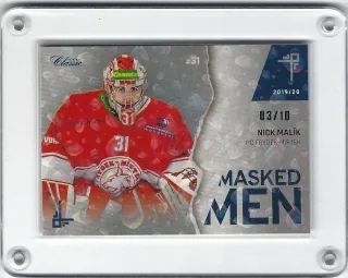 Malík Nick OFS Chance Liga 2019-20 Masked Men Aqua Drop /10 č.MM-NMA