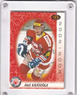 Krátoška Aleš OFS Plus 2002-03 Dotisk č.348