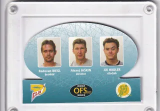Biegl Radovan  / Jaškin Alexej / Hudler Jiří  OFS Plus 2002-03 Trio č.T-20