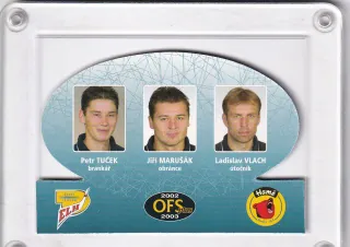 Tuček Petr  / Marušák Jiří / Vlach Rostislav  OFS Plus 2002-03 Trio č.T-23