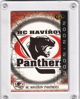 Havířov Panthers  OFS Plus 2002-03 Loga klubů č.Z-02