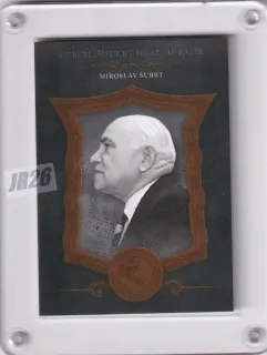 Šubrt Miroslav OFS Síň Slávy 2020 Black Cut paralel /25 č.SSCH-015