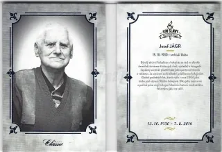 Jágr Josef Síň Slávy Kladenského Hokeje 2019 Booklet /12 č.