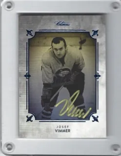 Vimmer Josef Síň Slávy Kladenského Hokeje 2019 Signature Gold Bonus /15 č.