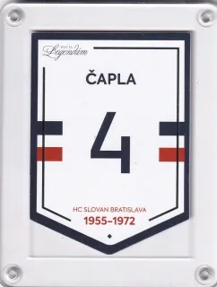 Čapla Jozef Pocta Legendám 2 2020 Plaketa č.PL01