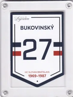 Bukovinský Jozef Pocta Legendám 2 2020 Plaketa č.PL04