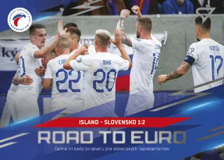 Island - Slovensko 1:2 SportZoo Svk Sokoli 2024 Road To EURO č.RE-05