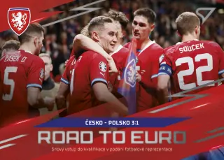 Česko - Polsko 3:1 SportZoo Hrdí lvi 2024 Road to EURO č.RE-01