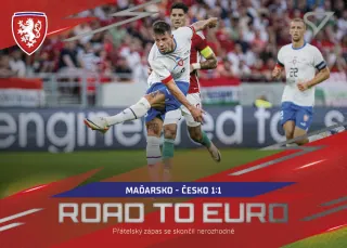 Maďarsko - Česko 1:1 SportZoo Hrdí lvi 2024 Road to EURO č.RE-10