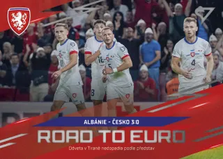 Albánie - Česko 3:0 SportZoo Hrdí lvi 2024 Road to EURO č.RE-11