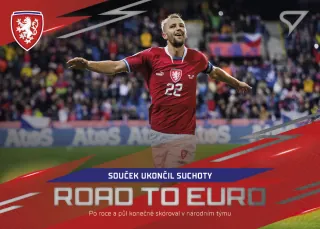 Souček ukončil suchoty SportZoo Hrdí lvi 2024 Road to EURO č.RE-13