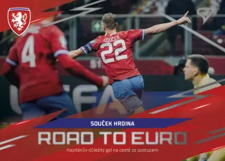 Souček hrdina SportZoo Hrdí lvi 2024 Road to EURO č.RE-15