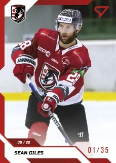Giles Sean SportZoo Tipos 2022-23 Red /35 č.130