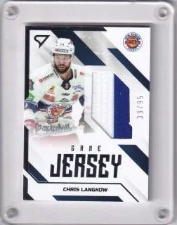 Langkow Chris SportZoo Tipos 2022-23 Game Jersey /95 č.GJ-CL