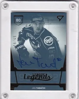 Tabaček Ján SportZoo Tipos 2022-23 Leauge Legends Auto /45 č.LL9