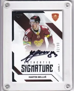 Belluš Martin SportZoo Tipos 2022-23 Authentic Signature Level 1 - /90 č.SL1-BE