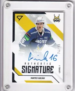 Giľák Matej SportZoo Tipos 2022-23 Authentic Signature Level 1 - /90 č.SL1-MG