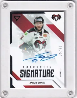Sukeľ Jakub SportZoo Tipos 2022-23 Authentic Signature Level 1 - /90 č.SL1-SK