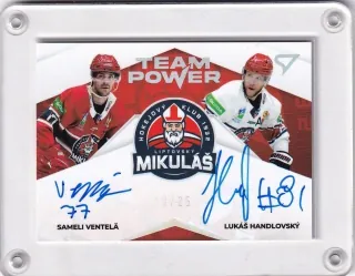 Handlovský Lukáš / Ventelä Sameli  SportZoo Tipos 2022-23 Powet Team AUTO /25 č.TPS-LMI