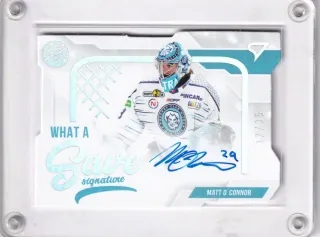 O?Connor Matt SportZoo Tipos 2022-23 What a Save AUTO /35 č.WS-04