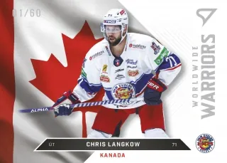 Langkow Chris SportZoo Tipos 2022-23 Worldwide Warriors-CAN /60 č.WW-11