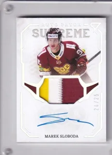 Sloboda Marek SportZoo Tipos II.série 2022-23 Supreme Auto Patch /25 č.AP-MS