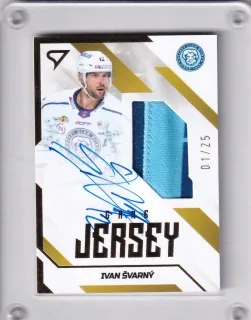Švarný Ivan SportZoo Tipos II.série 2022-23 Game Jersey AUTO /25 č.GJS-IS