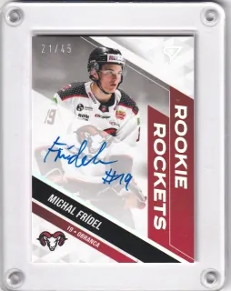 Frídel Michal SportZoo Tipos II.série 2022-23 Rookie Rockets Auto /45 č.RRS-MF
