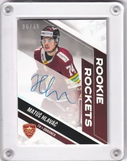 Hlaváč Matúš SportZoo Tipos II.série 2022-23 Rookie Rockets Auto /45 č.RRS-MH