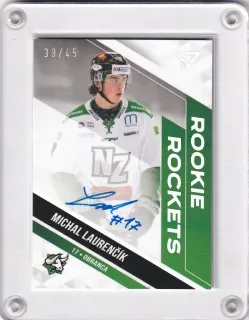 Laurenčík Michal SportZoo Tipos II.série 2022-23 Rookie Rockets Auto /45 č.RRS-ML