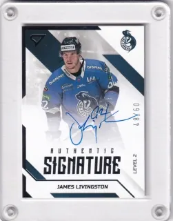 Livingston James SportZoo Tipos II.série 2022-23 Authentic Signature Level 2 /60 č.SL2-JL
