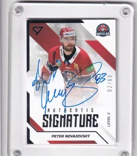 Novajovský Peter SportZoo Tipos II.série 2022-23 Authentic Signature Level 2 /60 č.SL2-PN