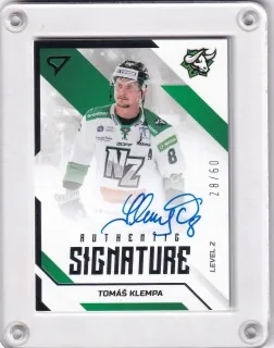 Klempa Tomáš SportZoo Tipos II.série 2022-23 Authentic Signature Level 2 /60 č.SL2-TK