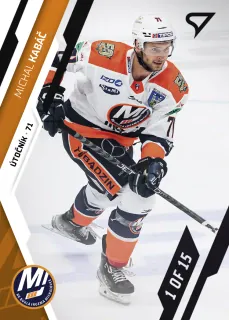 Kabáč Michal SportZoo Tipos I.série 2023-24 Puck Marks 1of15 (black) č.65