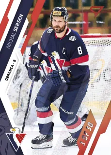 Sersen Michal SportZoo Tipos I.série 2023-24 Goal Light 1of30 (red) č.80