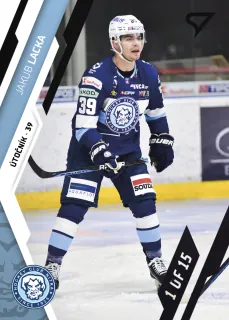 Lacka Jakub SportZoo Tipos I.série 2023-24 Puck Marks 1of15 (black) č.142