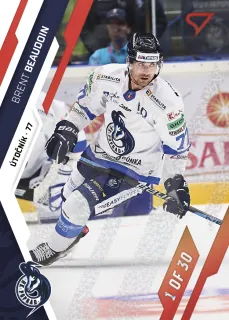 Beaudoin Brent SportZoo Tipos I.série 2023-24 Goal Light 1of30 (red) č.153