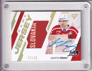 Réway Martin SportZoo Tipos I.série 2023-24 GAME JERSEY AUTO /25 č.GJS-MR