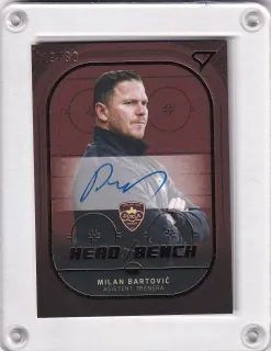 Bartovič Milan SportZoo Tipos I.série 2023-24 HEAD OF BENCH AUTO /30 č.HBS-MB